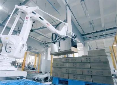 Intelligent Robot Palletizer Automatic Packing Cartons Loading Electric Palletizer Machine