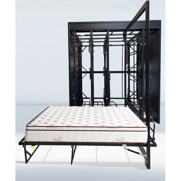 Buy Pulling Out Metal Wire Display Racks 250mm Large Mattress Display Stand at wholesale prices
