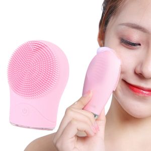 High Frequency Vibration Full Silicone Face Cleansing Instrument Sonic Cleansing
