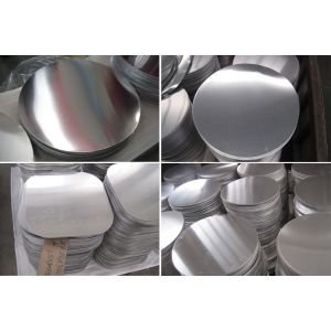 Mill Finish Polished Aluminium Circle , High Moisture Aluminum Round Sheet