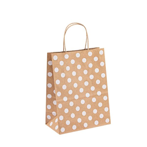 Buy Flexo Printing Recycled Brown Paper Bag With Custom Logo Printed at wholesale prices
