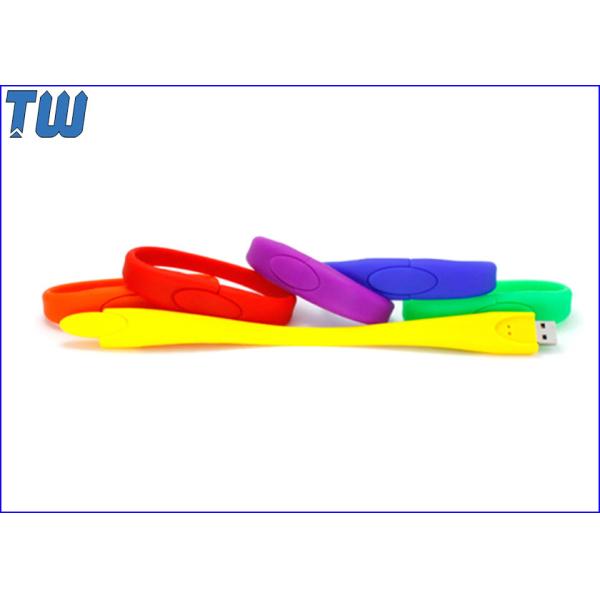 Buy Silicon Buckle Personalized Wristband 4GB USB Memory Stick Thumbdrives at wholesale prices