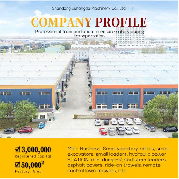 Mini Skid Steer Wheel Loader Stand on Compact Skidsteer for Construction Works