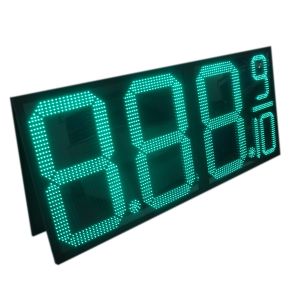China Outdoor GAS STATION SIGN Regular Diesel 18 inches Gas Changer with 60HZ/50HZ Power Input Steel Casing on sale
