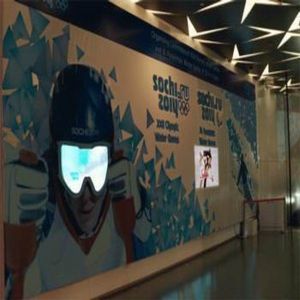 newest animated glow advertising poster\ poster display\ el poster