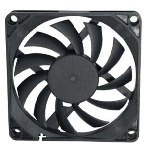 Original aidecoolr 80*80*10mm 3000/rpm black fan Single ball bearing fan axial