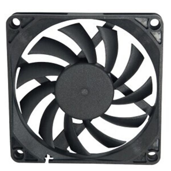 Original aidecoolr 80*80*10mm 3000/rpm black fan Single ball bearing fan axial