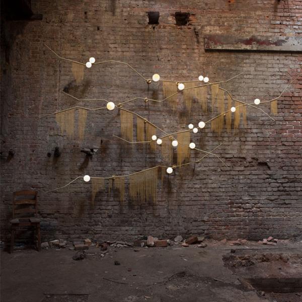 European Modern Gold Decoration Wall Light Fixtures Indoor