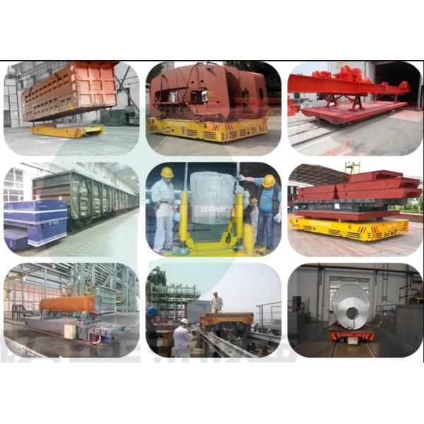 10 ton coil rail guided transfer trolley for factory warehouse coils transportation
