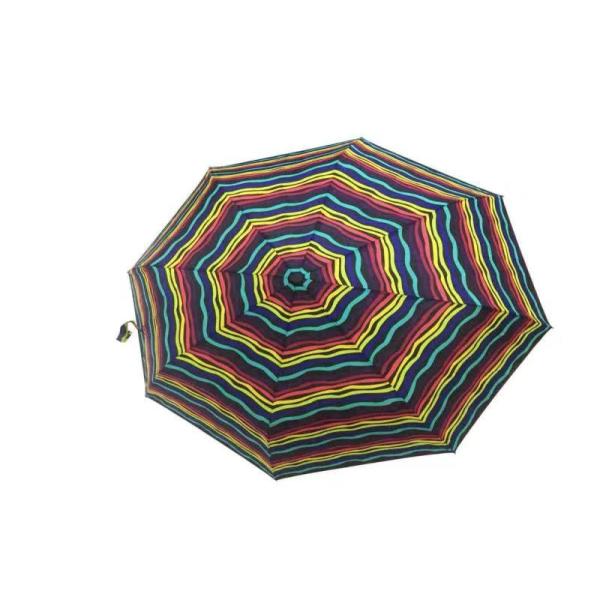 Buy Compact Strong Travel Umbrella , Lightweight Travel Umbrella Rubber Caoted Handle at wholesale prices