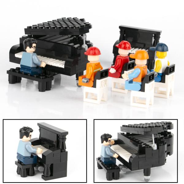 Compatible with legoingly locking creator upright piano musical instrument