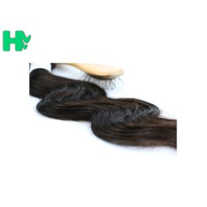 Double Weft 7A Hair Extensions Body Wave Natural Virgin Peruvian