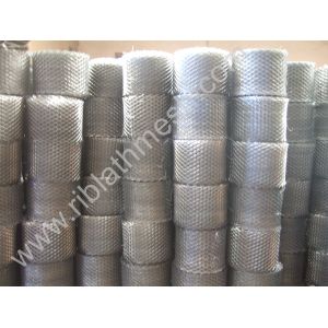 Galvanized Expanded Brick Wall Mesh , 0.35mm Thinkness Brick Reinforcing Coil