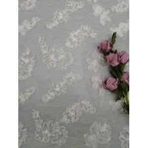 Corded Crochet Lace Fabric