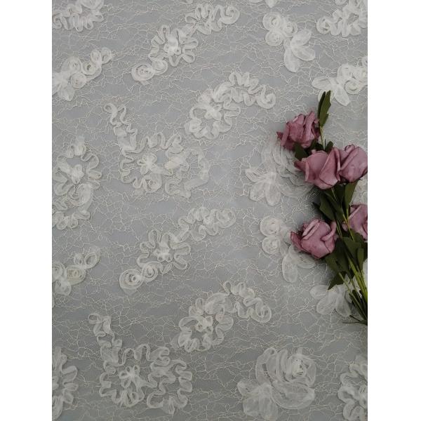 Buy Corded Crochet Lace Fabric at wholesale prices