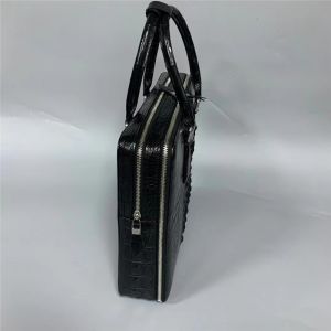 Authentic Exotic Crocodile Skin Businessmen Briefcase Large Working Purse
