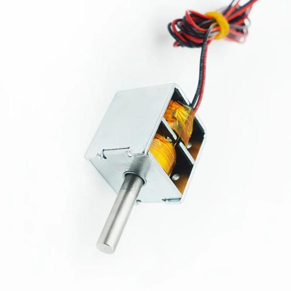 Bistable solenoidHigh Holding Force DC 12V Stroke 9mm Bistable Solenoid for Vending Machines and Office Equipmen