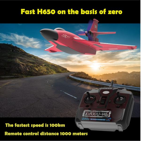Brushless Motor H650 Aerobatics Stunt Led Light Epp Foam Sea Land Air 2.4g Proportional Radio Control Rc Jet Plane For Boys
