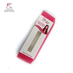 Beautiful Foldable Eastern Custom Wig Packaging Boxes With PVC Window