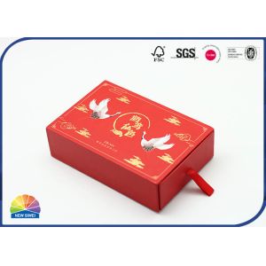Customized 4C Printed Drawer Paper Boxes Resuable Eco Friendly For Lipstick
