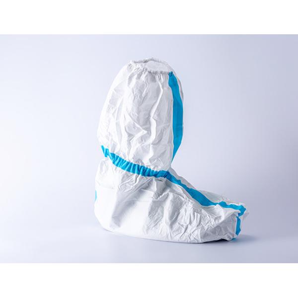 Buy Non Slip Disposable Shoe Covers Knee High Dust Proof Antislip at wholesale prices