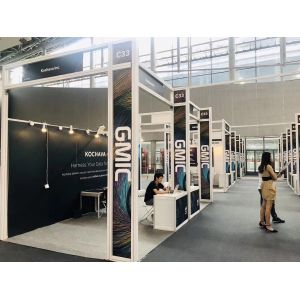 Modular aluminum exhibition booth, portable exhibition booth aluminum made