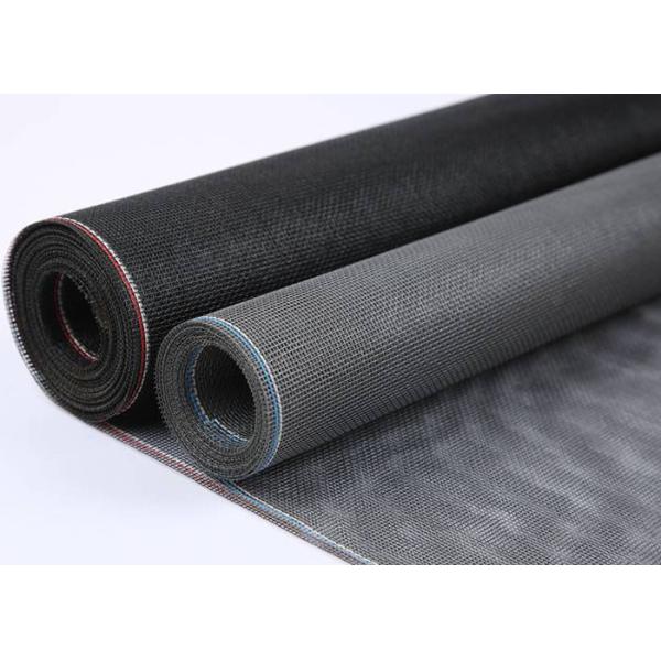 Buy Black Fiberglass Yarn Plain Weave Window Screen Rolls at wholesale prices