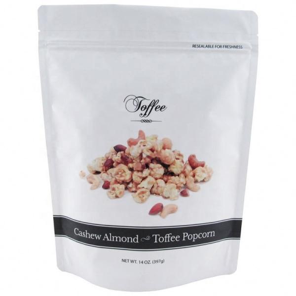 Custom printing aluminum sachet kids food packaging doypack pouches plastic k bag with window