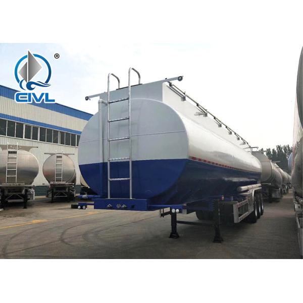 45 M3 Three FUWA Axles Oil Tank Small Semi Trailer Truck option colour with 12.00R22.5model tire