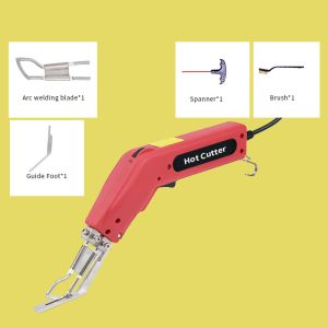 Controllable Temperature Rope Fabric Heat Knife With Arc Welding Blade