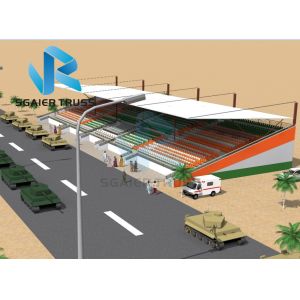 University Retractable Gym Bleachers , Sgaier Safe Portable Gym Bleachers