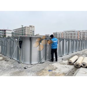 Self Stabilizing Steel Structure Pool Prefabricated Above Ground Steel Swimming
