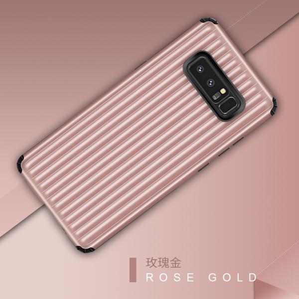 Luminous Tempered Glass Phone Cover For Samsung Galaxy Note 8 / Silicone Soft TPU Phone Case