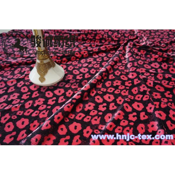 anti static high quality printedpoly spun velour/micro velvet for apparel and upholstery