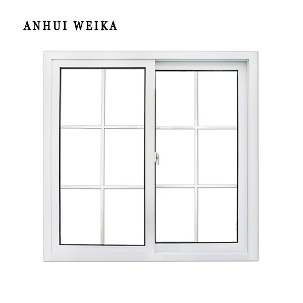 Horizontal Customized Kitchen UPVC Sliding Window Engineered Vinyl Sliding