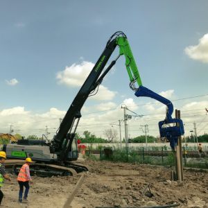 Solar Foundation Pile Hammer: 3200rpm Vibration, High Efficiency & Reliable