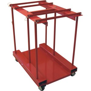 Quality Mobile 8 In 1 Gas Cylinder Caddy With Polypropylene Casters Powder Coated for sale