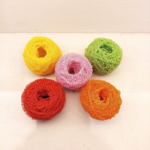 Quality Colorful Kitchen Cleaning Ball with Fiber Scourer Eco-friendly for sale