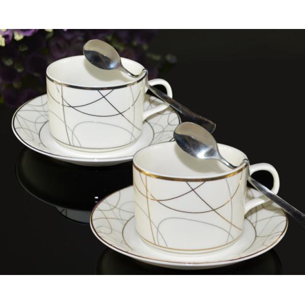 Buy coffee cup and saucer set with spoon and saucer at wholesale prices