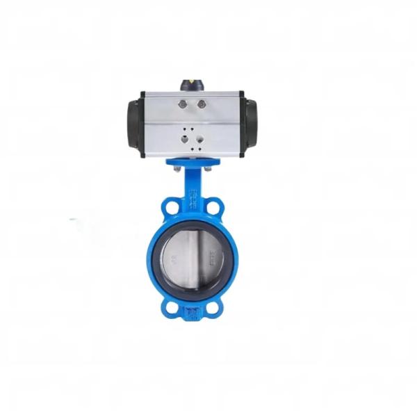 Buy Pneumatic clamping butterfly valve  Nodular cast iron  304 stainless steel plate at wholesale prices