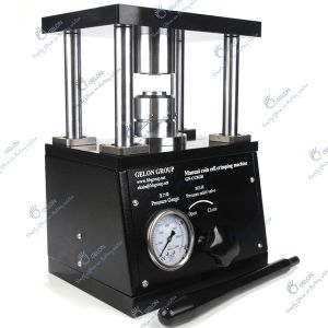 Lab Coin Cell Assembly Machine Hydraulic Manual Sealer Crimper Discrimping