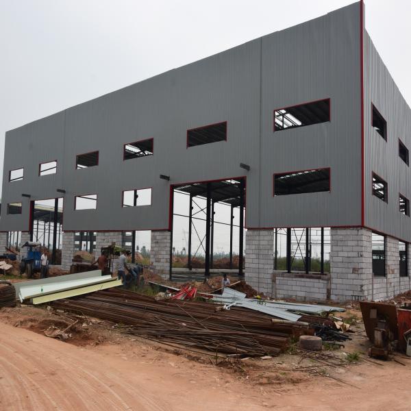 Q345 Galvanized Factory Prefabricated Material Steel Structure For Factory Steel Building