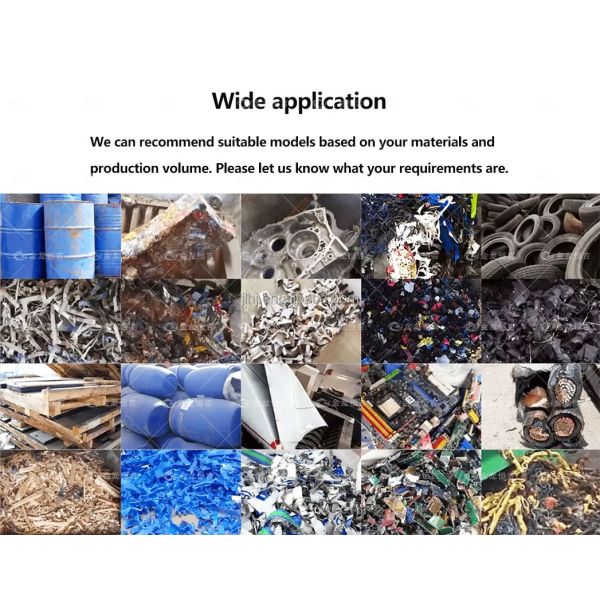 Industrial Grade Metal Shredder for Stainless Steel and Aluminum Alloy Processing Double Shaft Shredder