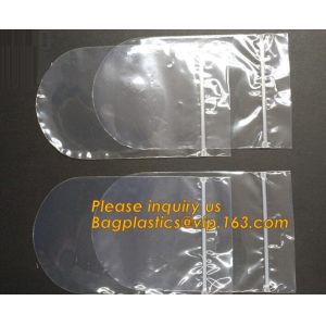 round bottom bag, round bottom zipper bag, Top zip plastic bag/round bottom