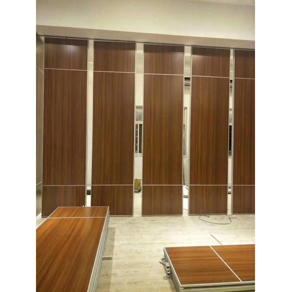 Interior Commercial Auditorium Folding Room Dividers With Aluminium Track Roller