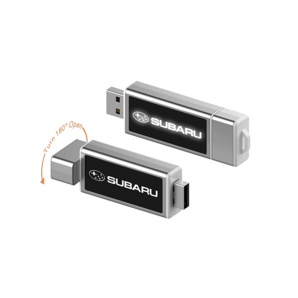 Buy Like Photos Show Crystal USB Stick With LED Light For Support Uploading Data at wholesale prices