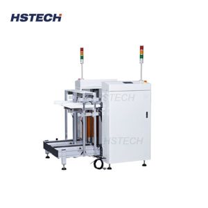Double Track PCB Unloader PLC Control System 6 Magazines Loading Capability