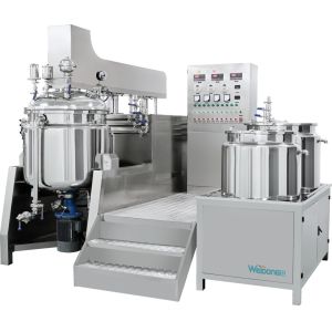 50L-2000L Cosmetic Emulsifier Mixer With Vacuum System Heating