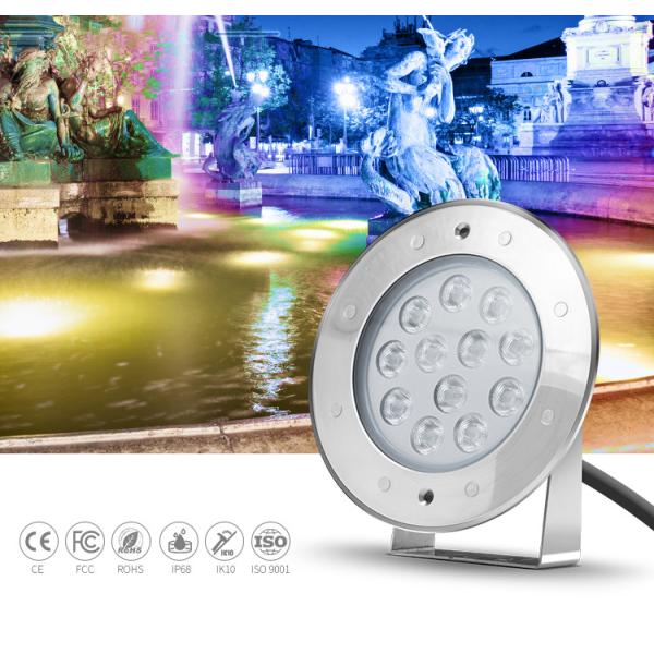 18W Underwater LED Spotlights IP68 Waterproof Reflector 50000 Hours Life-Span