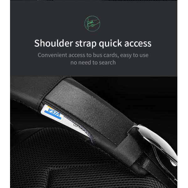 Oem Mens Laptop Sling Bag Mens Front Sling Bag Ventilation Multi Storey